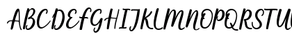 Mareline Script Regular Uppercase Preview