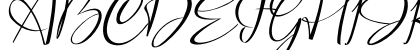 Jartifisa Regular Uppercase Preview
