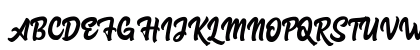 Advocate Script Regular Uppercase Preview