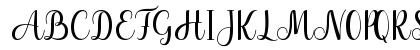Hailey Regular Uppercase Preview