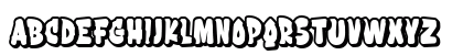 Brogles Extrude Regular Uppercase Preview
