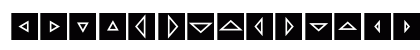 MiniPics DirectionalST Uppercase Preview