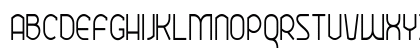 Ekela Round Light Condensed Uppercase Preview