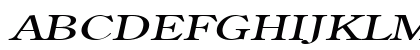 CentimeExtended Italic Uppercase Preview
