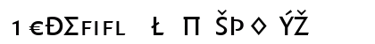 QuadraatSans Regular Uppercase Preview