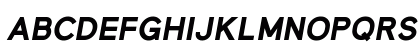 MadeynSans Bold Italic Uppercase Preview