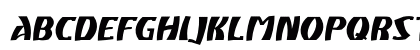 Atiku Slant Bold Uppercase Preview