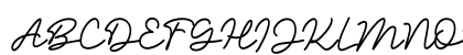 Bathilda Regular Uppercase Preview
