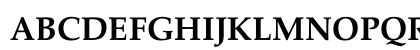 YUZapfCallB Regular Uppercase Preview