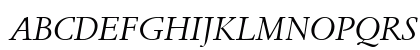SimonciniGaramond LT Italic Regular Preview