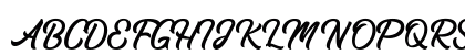 blaster Regular Uppercase Preview