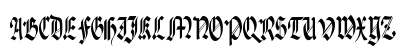 Paganini Narrow Regular Uppercase Preview
