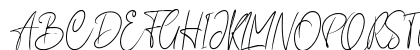Anderson Signature Regular Uppercase Preview