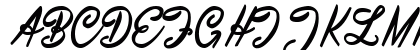 Atmospherica Personal Use Regular Uppercase Preview