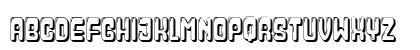 Paraglide 3D Hollow Regular Uppercase Preview