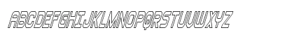 Blizzard Shaft Outline Italic Regular Preview