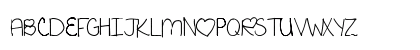 Kooky Kieran Hearts (Demo) Regular Uppercase Preview
