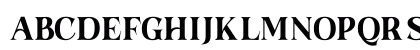 Hulbert Hopper Display Regular Uppercase Preview