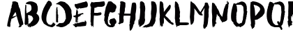 Renjana Demo Regular Uppercase Preview