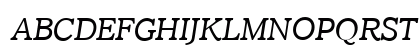 ClaremontLightItalic Roman Preview