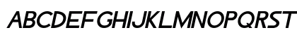 LJ Design Studios IS Bold Italic Uppercase Preview
