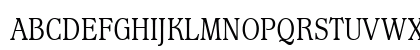 WaverlyLightCondensed Roman Uppercase Preview