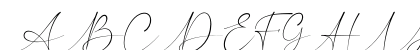 Hillonest Signature Regular Uppercase Preview