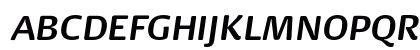 Dancer Pro Bold Italic Uppercase Preview