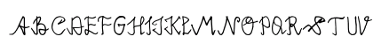 Limpoke Font Regular Uppercase Preview