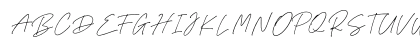 California Bright Regular Uppercase Preview