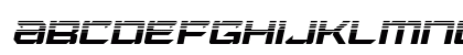 Laser Wolf Halftone Italic Italic Uppercase Preview