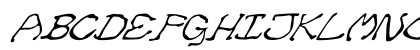 Zippittey Italic Uppercase Preview