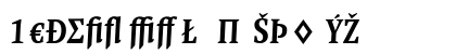 QuadraatDis Italic Uppercase Preview