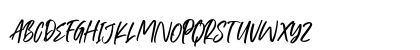 Billybond Regular Uppercase Preview