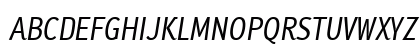 Ayumi Pro Medium Italic Uppercase Preview