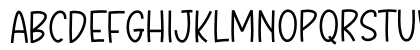 Vanilla Regular Uppercase Preview