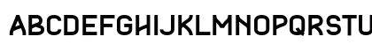 Akute Black Regular Uppercase Preview