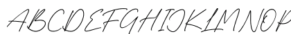 Thundersign Helgeria Regular Uppercase Preview