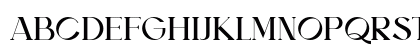 Airy Restoration Regular Uppercase Preview