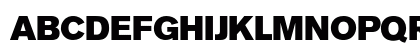 Akzidenz-Grotesk BQ Super Uppercase Preview