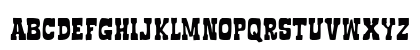 Boncegro FF 4F Regular Uppercase Preview