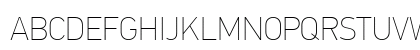PF DinText Pro ExtraThin Uppercase Preview