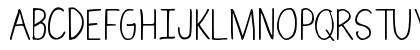 DJB MrsWebster Regular Uppercase Preview