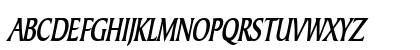 BarrettThin BoldItalic Uppercase Preview