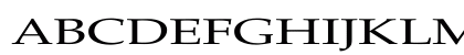 Palatino-Roman Ex Regular Uppercase Preview