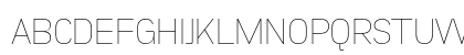 Unione *Demo ExtraLight DEMO Uppercase Preview