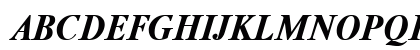 TimesDL Bold Italic Uppercase Preview