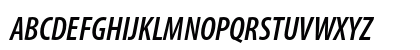 Myriad Cn Semibold Italic Preview