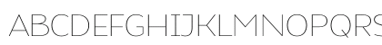Atozimple Thin Regular Uppercase Preview