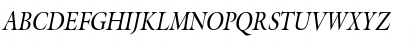 GalantCondensed Italic Font